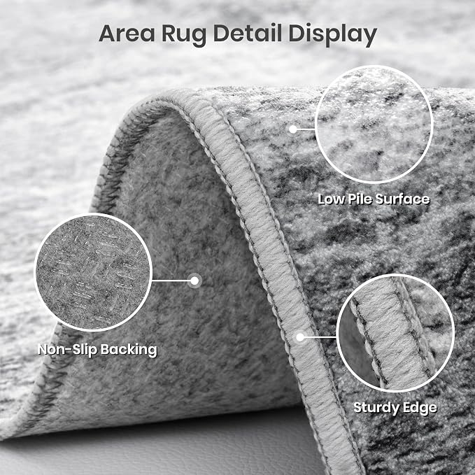 Valenrug Washable Rugs 8x10 - Image 6