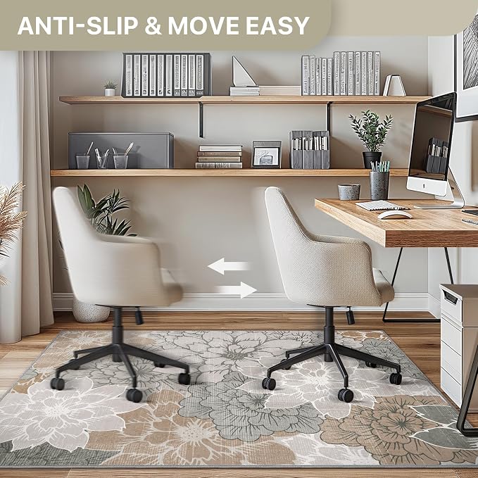 36"x60" Office Chair Mat for Hardwood Tile Floor, Under Desk Carpet Protector - Image 5