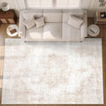 Area Rug 10x14 Vintage Rugs: Large Washable Living Room Rug Retro Medallion by MXSANYOORUG