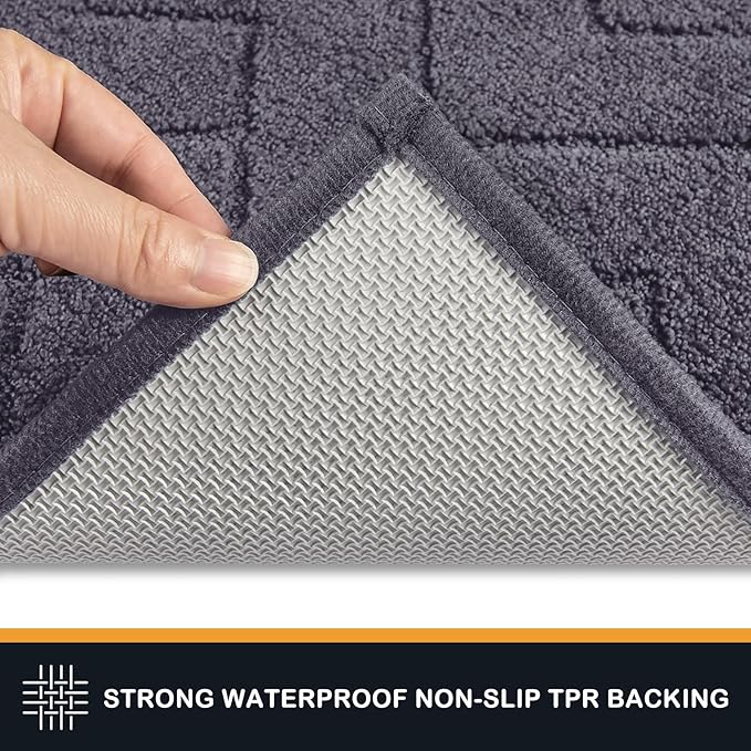 PURRUGS Dirt Trapping Door Mat 34" x 59", Non-Slip Machine Washable Entry Rug - Image 4