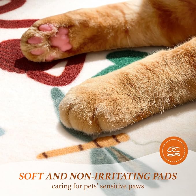 LIANLAM 2x6 Cat Themed Runner Rug - Image 4