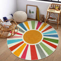 STARUIA Round Boho Rug 6 Ft Washable Round Area Rug by STARUIA
