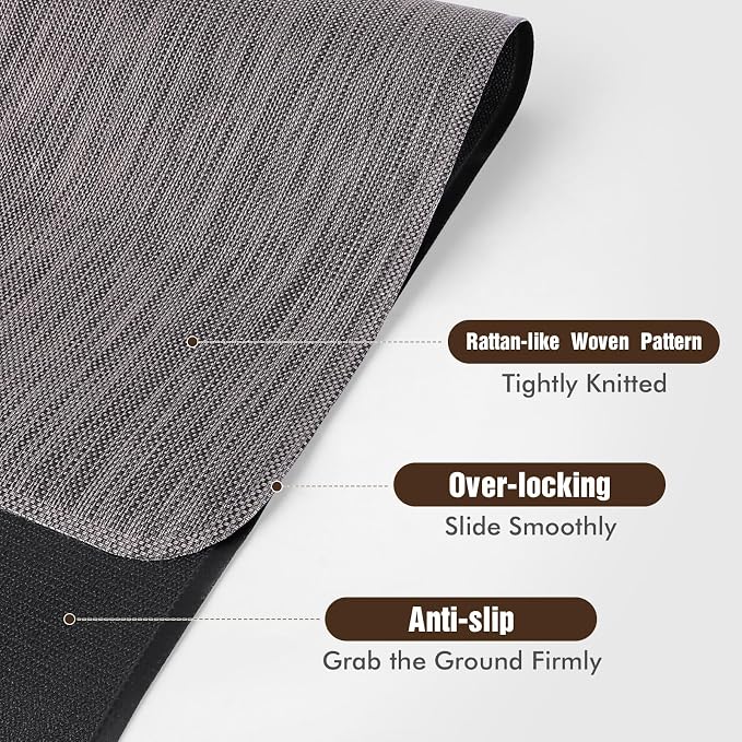 Blvornl Office Chair Mat for Hardwood Floor, Large Anti-Slip Hard Floor - Image 3