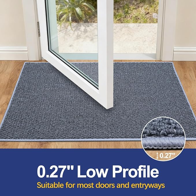 Dirt Trapping Door Mat 36x60, 3D Scarping Surface Doormat - Image 3
