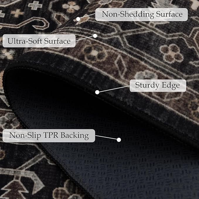 Ruaruarug Washable Area Rug 10x14 - Image 5