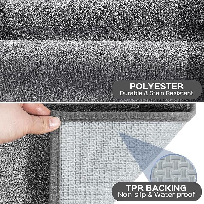 Washable Area Rug 48" x 48", Non Slip Kitchen Rug - Image 5
