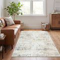 3x5 Area Rug Non-Slip, Machine Washable Soft Low Pile Small Rugs by Carpelux