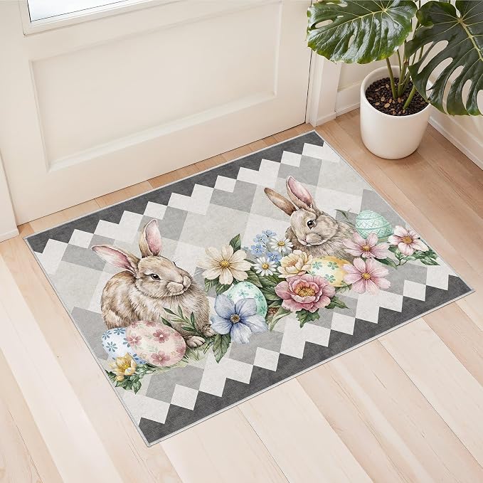 cotiled Area Rug for Living Room, Washable Non-Slip Large Area Rug, Indoor by COTILED