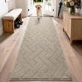 PURRUGS Dirt Trapping Door Mat 24" x 84", Non-Slip Machine Washable Entry Rug by PURRUGS