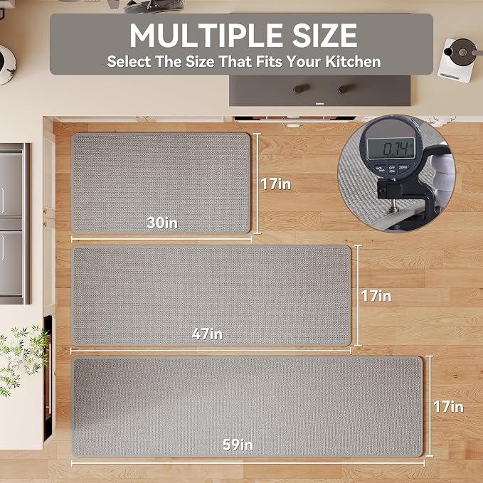 YDKGL Non Slip Kitchen Rugs, Oil and Water Absorbent Runner Rugs - Image 2