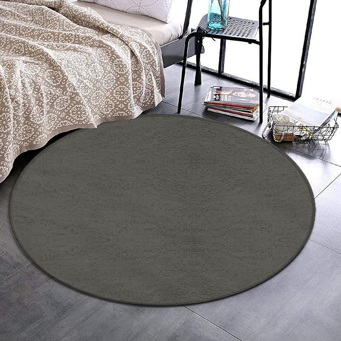 Large Round Area Rug Home Decor Modern Bathroom Rug Kitchen Office Circle Rug - Image 2