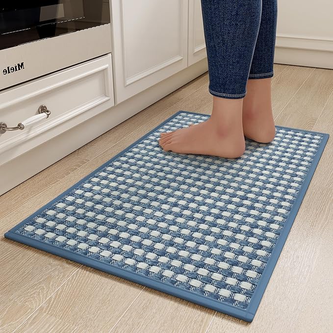 YDKGL Kitchen Mats for Floor, Super Absorbent Kitchen Rugs Non Slip Washable by YDKGL