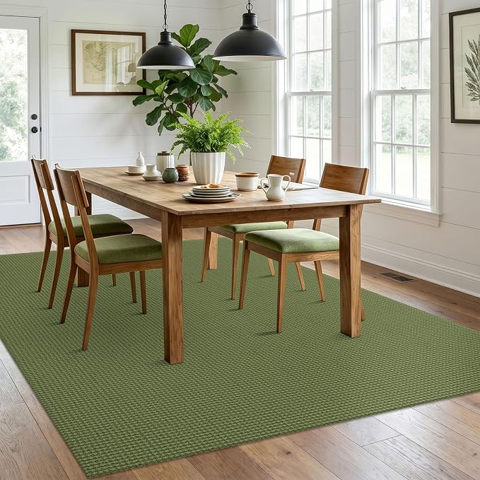 IOHOUZE Washable Area Rug 6x9 Non Slip Rubber Backed Rugs - Image 8