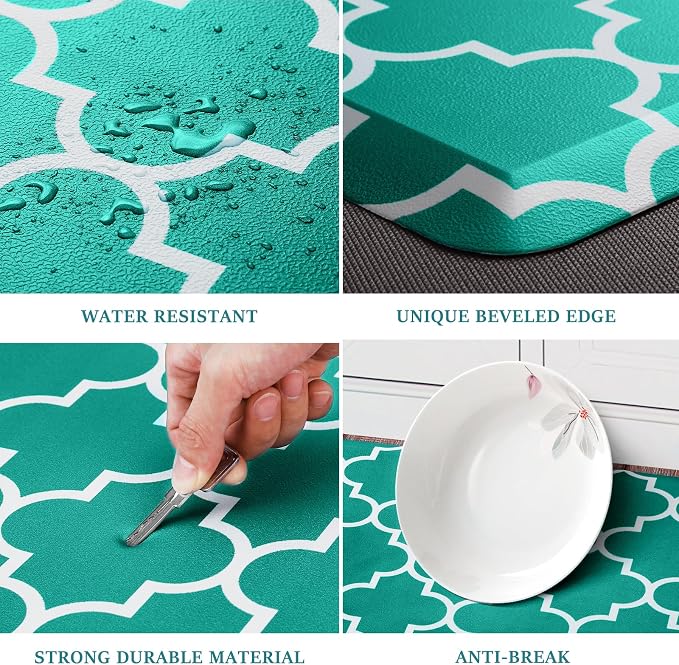 WISELIFE Kitchen Mat Cushioned Anti-Fatigue Kitchen Rug, 17.3"x 39", Non Slip - Image 4