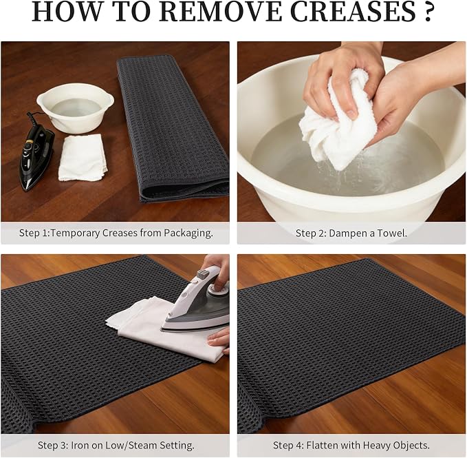 YIHOUSE Indoor Door Mat 32" x 47", Non-Slip Washable Entryway Mat, Dirt Trapper - Image 9