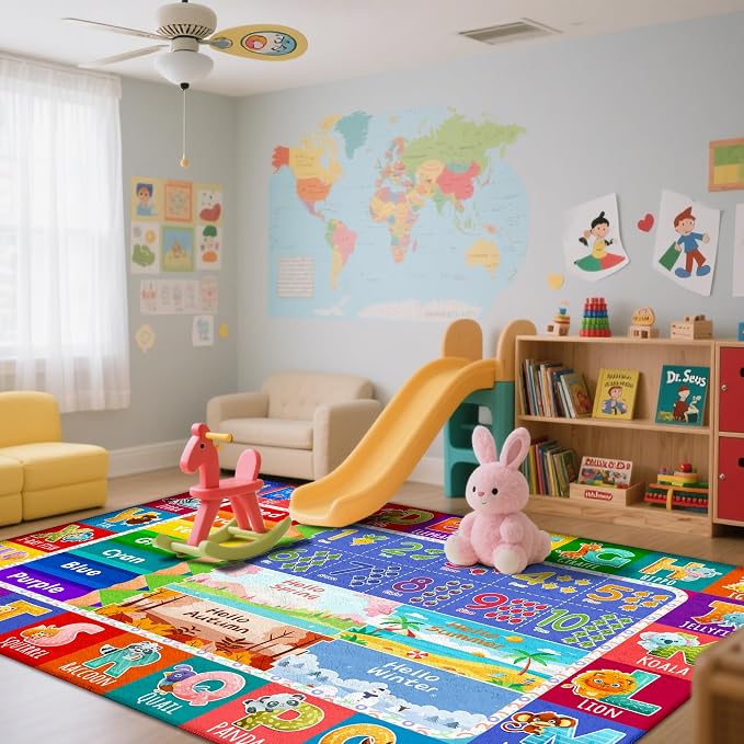 5x7 Kids Rug for Classroom & Playroom - Image 6