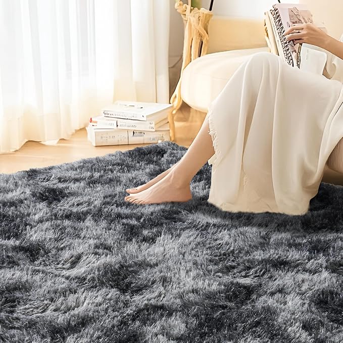 Area Rugs 10x14 for Living Room, Ultra Soft Fluffy Rugs for Bedroom, Non-Slip - Image 6