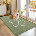 OLANLY Dog Door Mat for Muddy Paws 45x27, Paw Print Design, Absorbs Moisture by OLANLY