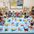 4x6 ABC Classroom Rug for Kids Playroom, Alphabet Rug by Unknown