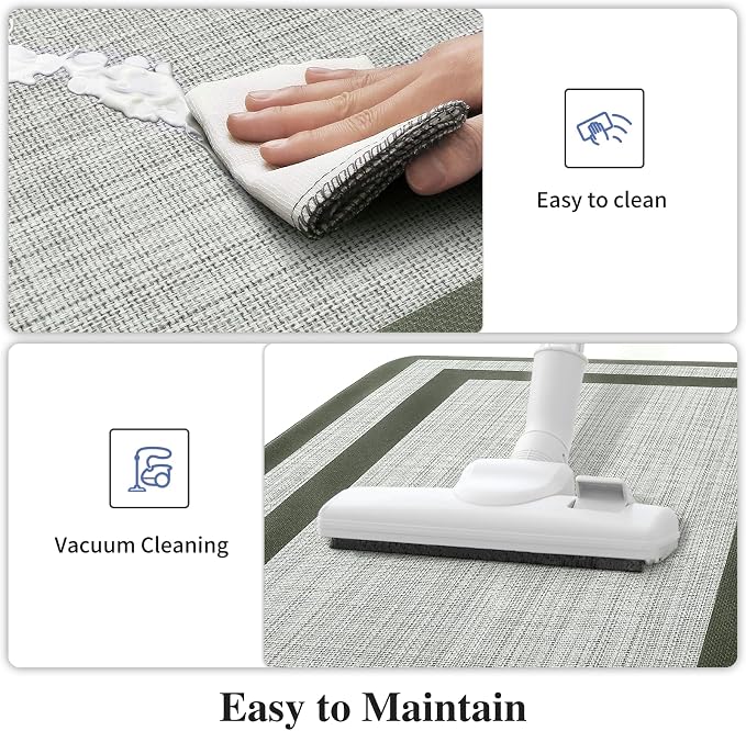 Mattitude Kitchen Mats Set of 2 Cushioned Anti-Fatigue Non-Skid Rug Sets - Image 4