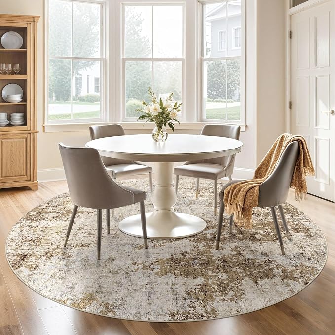 8ft Round Area Rug Living Room Rugs - Image 8