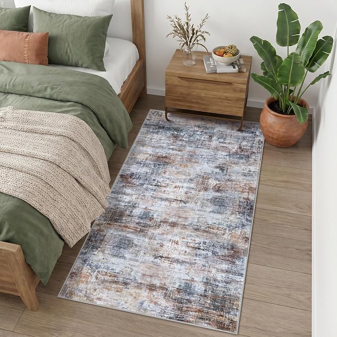IOHOUZE Abstract Runner Rug 3x6 Ft Washable Runners - Image 8