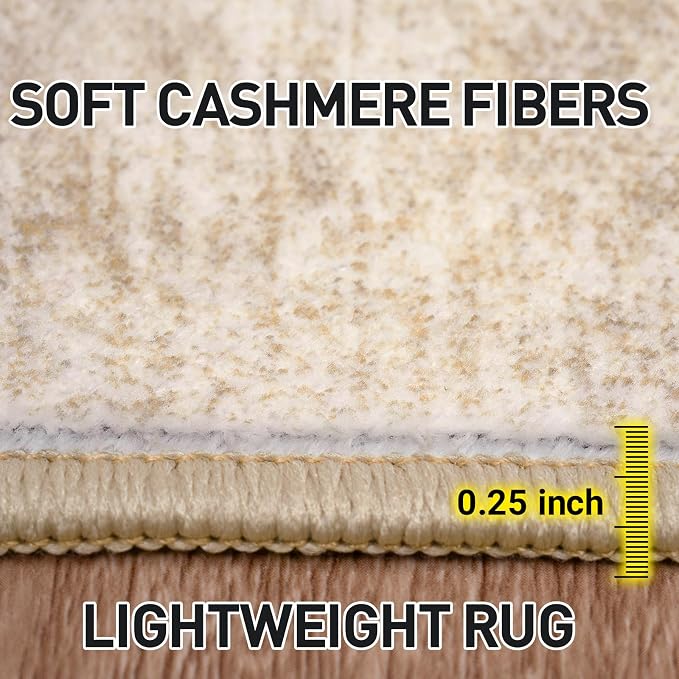 8x10 Area Rugs Washable Rug: Modern Abstract Living Room Rug Soft Anti-Skid - Image 7