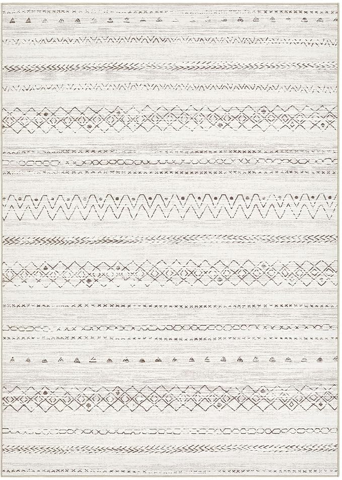 cotiled 10x14 Area Rugs Living Room Rug: Washable Boho Rugs - Image 9