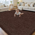 6x9 Area Rug for Living Room, Ultra Soft Fluffy Shag Rugs for Bedroom, Non-Slip by Yidanamy