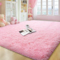 qulint Pink Rugs for Living Room, Large Fluffy 6x9 Area Rugs for Bedroom by QULINT