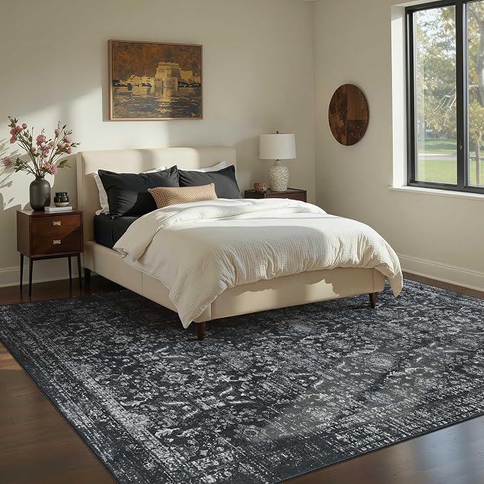 Rugxara 6x9 Area Rugs for Living Room Bedroom, Large Washable Rug, Non Slip & - Image 2
