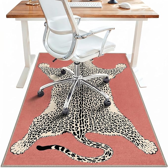 36"x60" Office Chair Mat for Hardwood Tile Floor, Under Desk Carpet Protector by BESBLEE