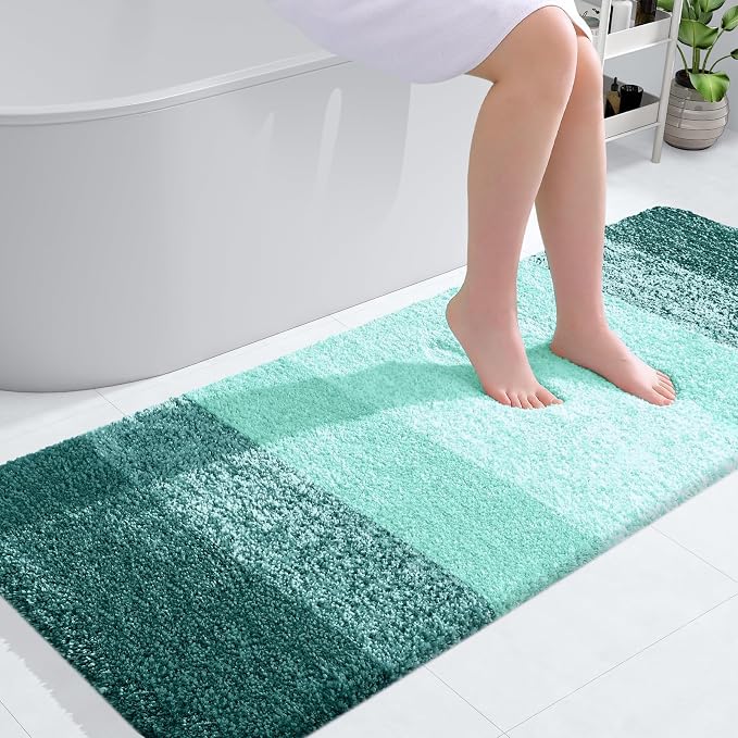 OLANLY Large Bathroom Rugs Mat 40x24, Extra Soft Absorbent Microfiber Bath Rugs by OLANLY