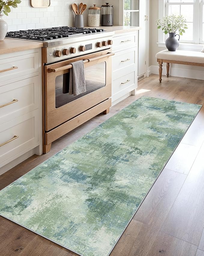 Runner Rugs for Hallway 2x5, Modern Abstract Machine Washable Runners for - Image 2