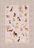 Dogs Rugs 24x17 Inch Home Decor Entry Rug, Small Door Mat Runner, Ultra-Thin by WelcometoBabovid