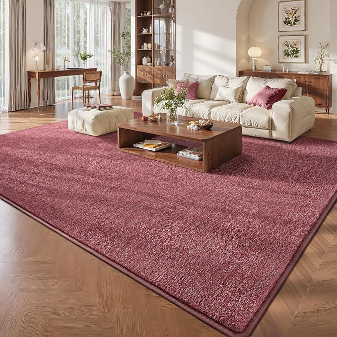 Pettop 7x10 Burgundy Red Area Rugs - Image 2