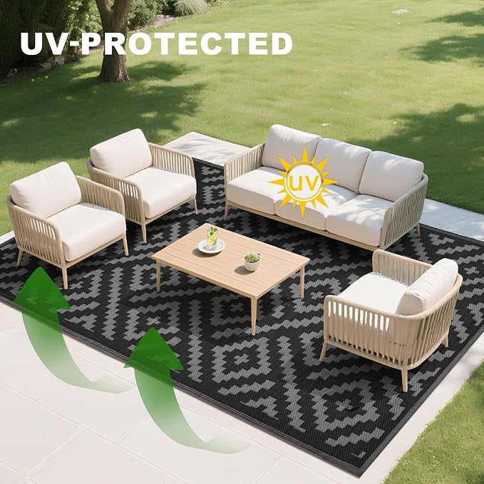 RURALITY Outdoor Rugs 8x10 Feet - Image 5