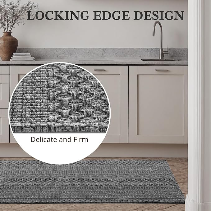 Door Mat Indoor Entrance 2x3 ft Area Rug, Machine Washable, Bohemian Small Area - Image 4