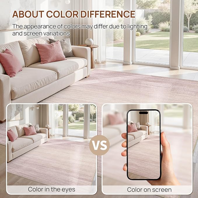 UERMEI 7x9 Washable Area Rug - Image 5