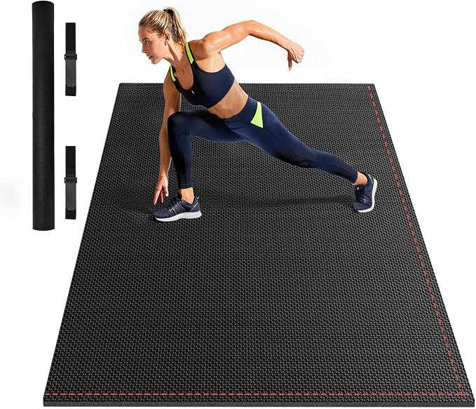 Stepwaver Extra Large Exercise Mat, Shoe-Friendly, Ultra Durable, Thick Large by Stepwaver