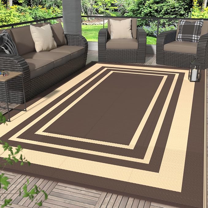 GENIMO 6' x 9' Outdoor Rug Waterproof by GENIMO