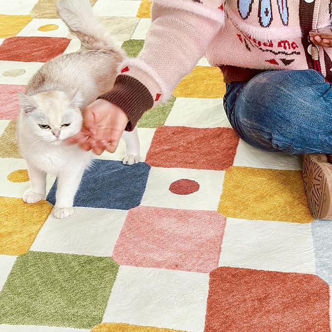 jinchan Macy 7ft Kids Round Rug - Image 5