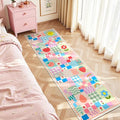 2x6 Pink Runner Rug for Girls Bedroom, Kids Hallway Washable Rug, Soft Non-Slip by Snoffic