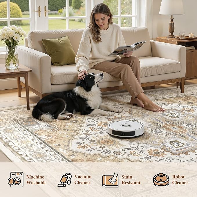 UERMEI 9x12 Area Rug for Living Room - Image 6