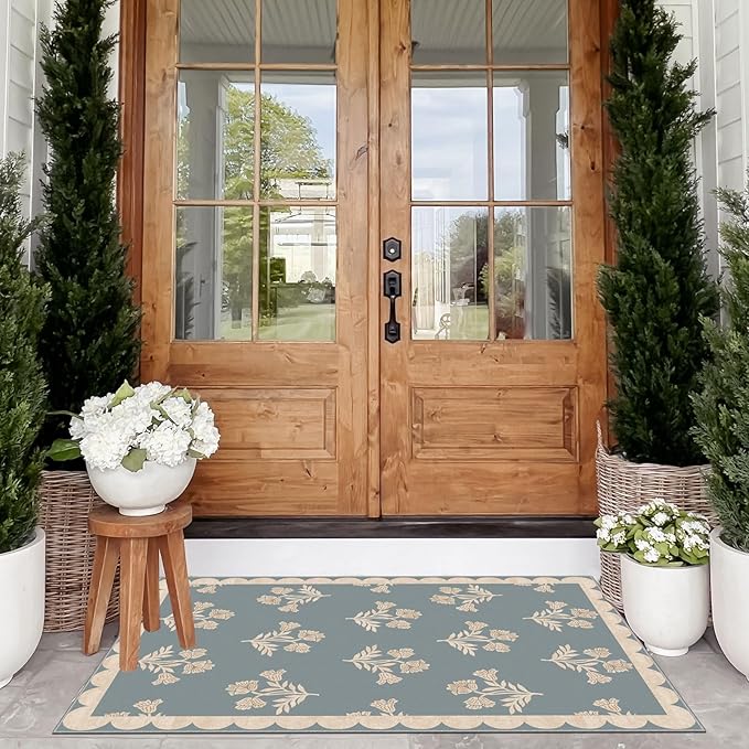 Floral Outdoor Rug - Image 4