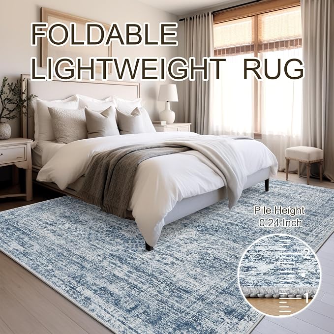 Soalmost Washable Area Rug 8x10, Large Soft Rugs - Image 6