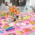 Kids Rugs for Playroom Bedroom Classroom Nursery, Non-Slip and Washable Rugs by BBENRON