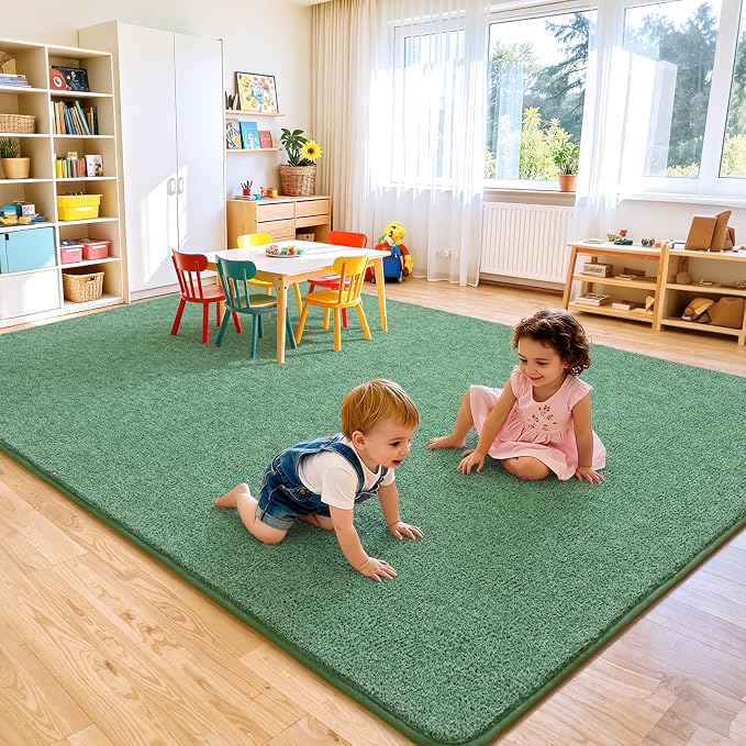 Keeko 5x8 Area Rugs for Living Room, Soft Modern Memory Foam Bedroom Rug - Image 5