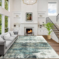 8x10 Area Rugs Washable Rug: Large Modern Abstract Living Room Rug Soft by GENTDRIZZ
