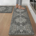 GENIMO Kitchen Mats for Floor 2PCs, Washable Anti Fatigue Mat for Cushioned by GENIMO